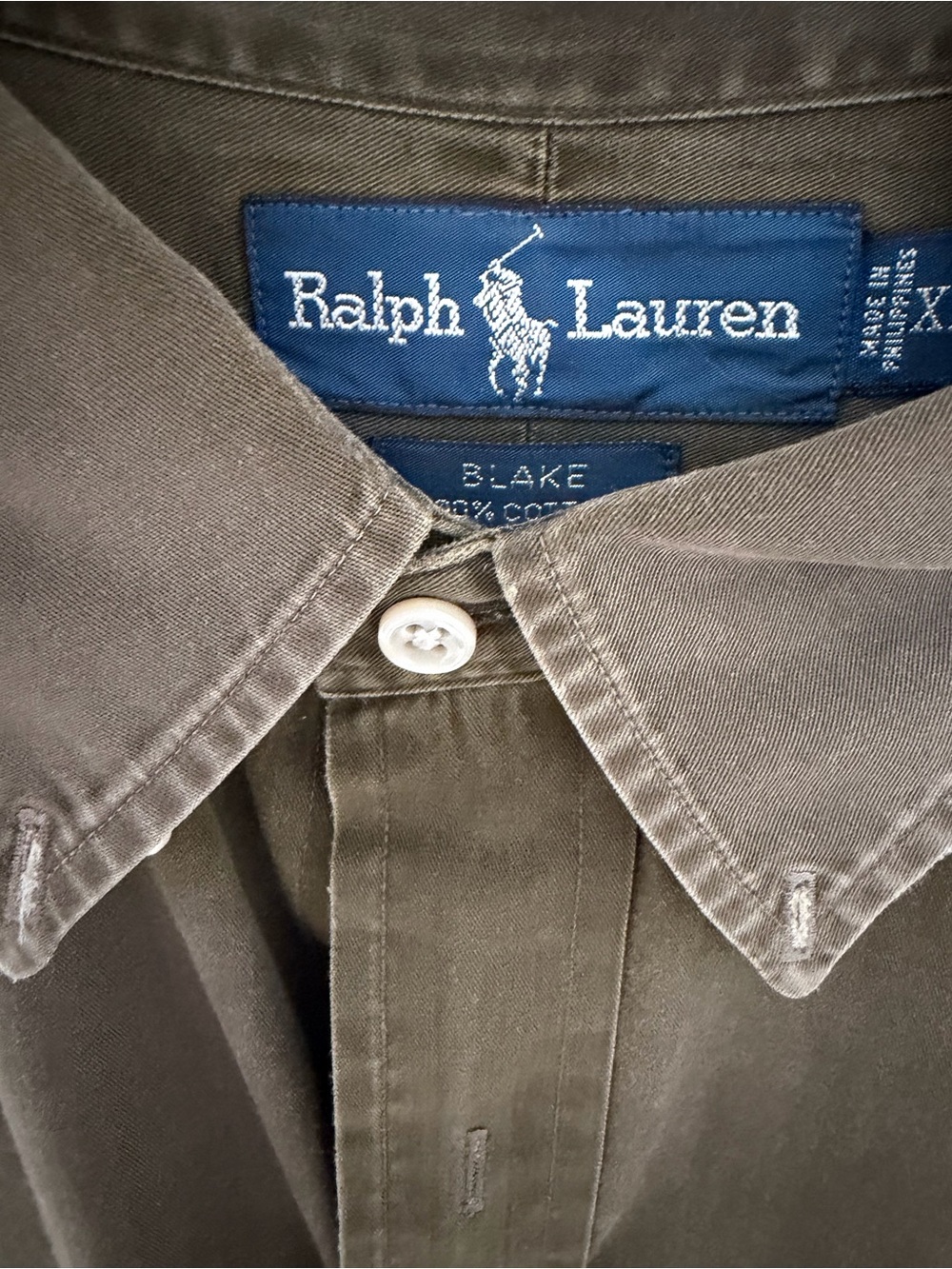 Polo by Ralph Lauren Blake Olive Button-Down Shirt